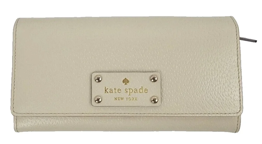 Kate Spade New York Remy Villanova Cafe Color Envelope Style Wallet in box w/tag
